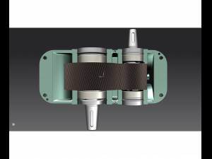 custom parallel-shaft gear 1cu-100 3D Модель