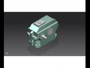 custom parallel-shaft gear 1cu-100 3D Модель