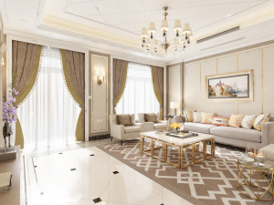 living room Model 3D