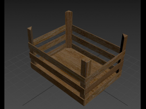 wood box 3D Model