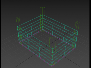 wood box 3D Модель