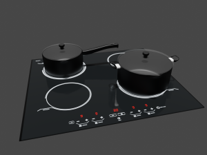 cooktop 3D 모델