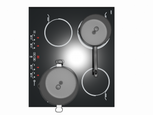 cooktop Modelo 3D