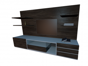living room asset pack 3D Modell
