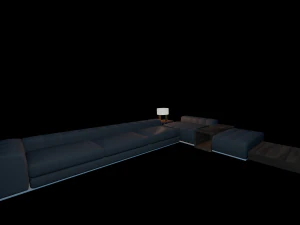living room asset pack 3D Model