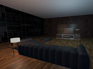 living room asset pack 3D Model