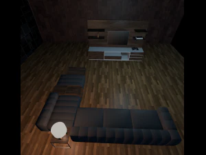living room asset pack 3D Model