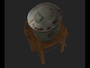 stylized water tank 3D Модель