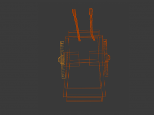 wooden medieval cart 3D Model