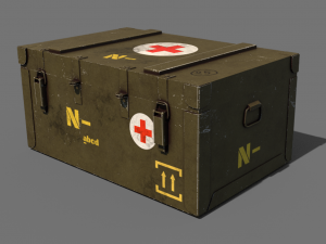 army medicial crate 3D Model