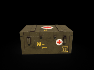 army medicial crate 3D Model