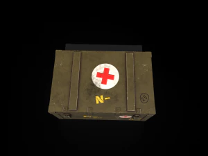 army medicial crate 3D Model