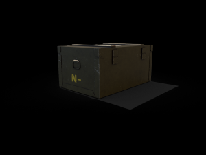 army medicial crate 3D Model