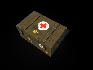 army medicial crate 3D Model