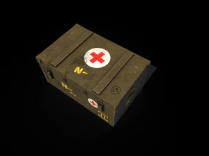 army medicial crate 3D Model
