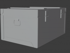 army medicial crate 3D Model