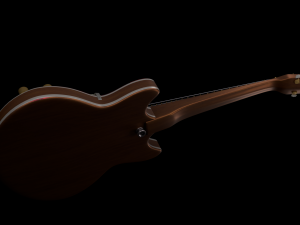 guiter 3Dモデル