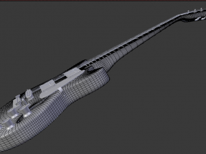 guiter 3Dモデル