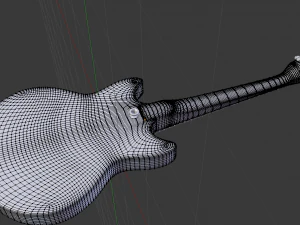 guiter 3D Model