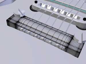 guiter 3Dモデル