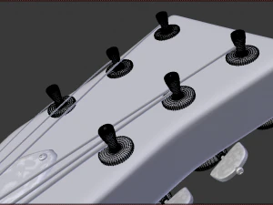 guiter 3D Model