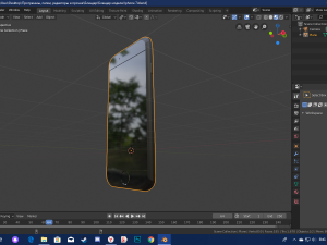 low poly iphone 7 3D Model