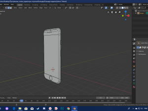 low poly iphone 7 3D Model