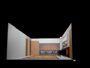 hall saloon room 3Dモデル