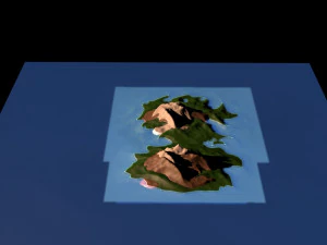 isola Modello 3D