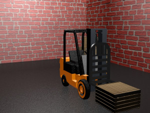 forklift 3D Model