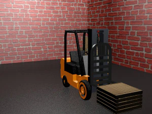 carrello elevatore Modello 3D