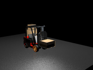 forklift Model 3D