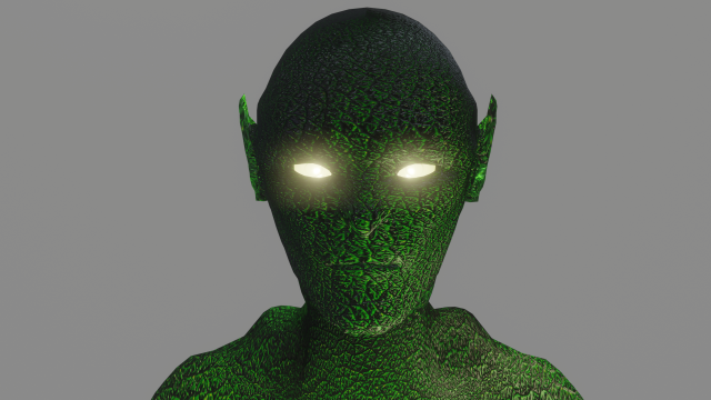 alien Model 3D .c4d .max .obj .3ds .fbx .stl .blend 
