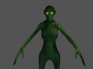 alien Model 3D