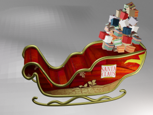 santas sleigh 3D 模型