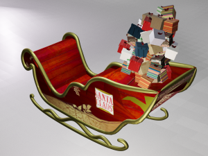 santas sleigh 3D 模型