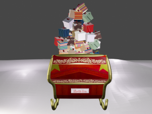santas sleigh 3D 模型