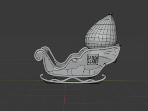 santas sleigh 3D 模型