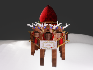 santas sleigh 3D 模型