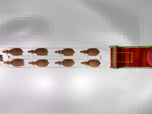 santas sleigh 3D 模型