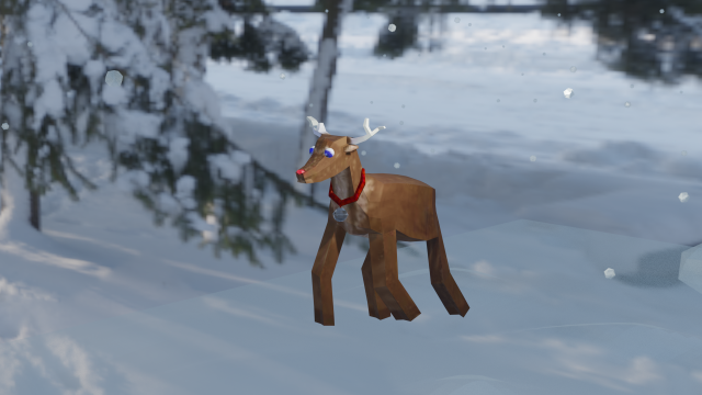 rudolph the red nosed reindeer Model 3D .c4d .max .obj .3ds .fbx .stl .blend 