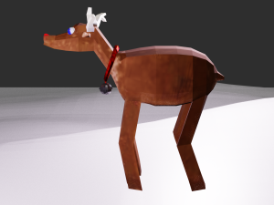 rudolph the red nosed reindeer Model 3D