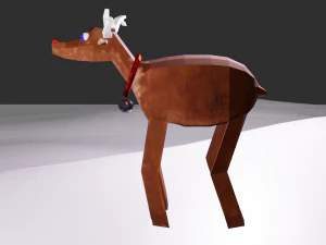 rudolph the red nosed reindeer 3D Model