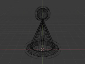 elegant christmas hat 3D Model