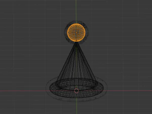 elegant christmas hat 3D Model