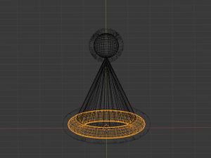 elegant christmas hat 3D 모델