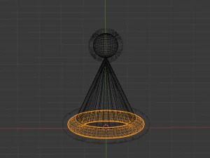 elegant christmas hat 3D Model