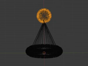 elegant christmas hat 3D Model