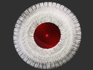 elegant christmas hat 3D 모델