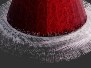 elegant christmas hat 3D Model